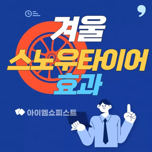 겨울 스노우타이어 효과 종류 비교 한번에 정리