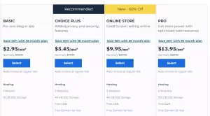 블루호스트 가입 및 도메인 연결 7단계 3 블루호스트 가입 및 도메인 연결 7단계