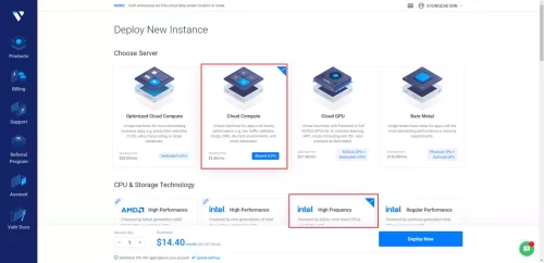 Vultr 호스팅 서비스 가입 방법 4단계 6 Vultr 호스팅 서비스 가입 방법 4단계