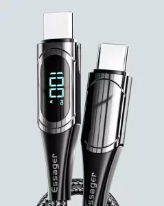 노트북 PD 65W 고속 충전 보조배터리 선택 비교 추천 4 ESSAGER 100W 연결케이블