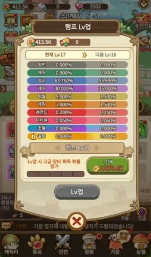 버섯커키우기 등급표 쿠폰 방치형 디펜스 게임 정보 10 6 버섯커키우기 등급표 쿠폰