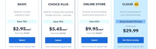 Hostinger vs Bluehost 호스팅 비교
