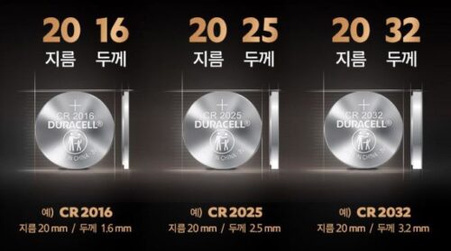 버튼셀건전지